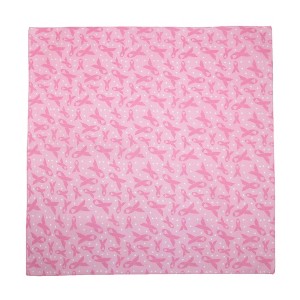 CTM Women's Cotton Pink Ribbon Breast Cancer Awareness Bandanas - 1 of 4