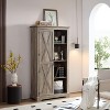 Okak Modern Free-Standing Showcase Display Bookshelf Multifunctional Bookcase,Storage Organizer Display Stand for Living Room,Office - 2 of 4