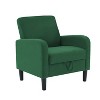 Hyleory Corduroy Upholstered Armchair with Hidden Storage, Modern Lounge Accent Chair - 2 of 4