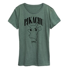 Women's - Pokémon - Pikachu Short Sleeve Graphic T-Shirt - 1 of 4