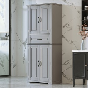 Bella Depot Bathroom Storage Cabinet,Drawer with Slide Rails,Adjustable Shelf - 1 of 4