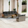 vidaXL Garden Sofa Set Grey - 2 of 4