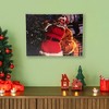 Northlight LED Lighted Jolly Santa Claus Christmas Canvas Wall Art - 11.75" x 15.75" - 2 of 4