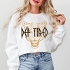Simply Sage Market Women's Graphic Sweatshirt Def Tired Cheetah - 2 of 4