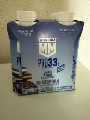 Muscle Milk Pro Cookies N Crme 33g Protein Shake - 4pk/11oz