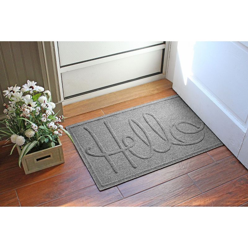WaterHog Simple Hello Indoor/Outdoor Doormat, 3 of 6
