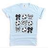 Simply Sage Market Soccer Ball Bows Garment Dyed Tee - 2 of 4