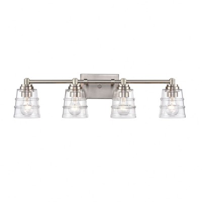 Elk Home Pulsate 4 - Light Vanity in  Satin Nickel