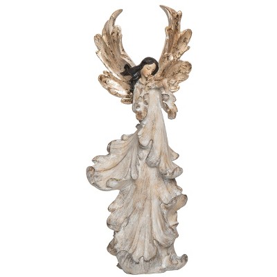 Transpac Resin 14.25 in. Multicolored Christmas Majestic Angel Decor