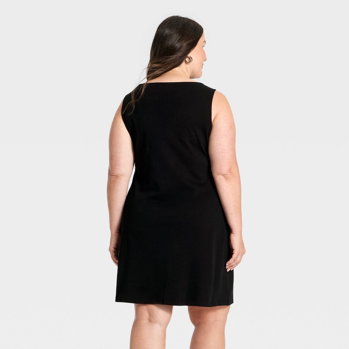 Women's Ruched Side-Knot Mini Dress - A New Day™ - thumbnail 5