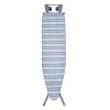 Seymour Home Products 4 Leg Mesh Top Ironing Board with Iron Rest Blue Stripe: Full Size, Adjustable, Steel Frame - 4 of 4