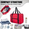 Hachikiko Foldable Travel Tote for Spirit & Frontier Airlines, Gym Bag with Adjustable Handles - 4 of 4