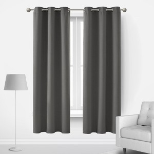 Deconovo Grommet Blackout Curtains, 2 Panels, OEKO-TEX Certified - 1 of 4