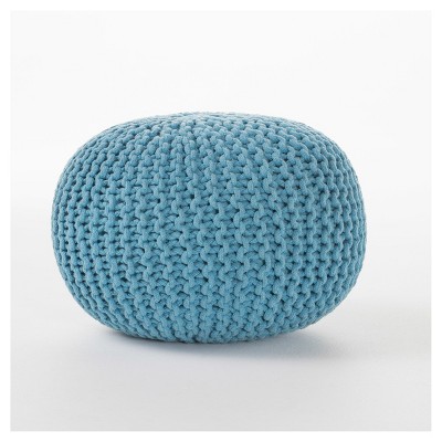 Moro Handcrafted Modern Cotton Pouf - Christopher Knight Home : Target