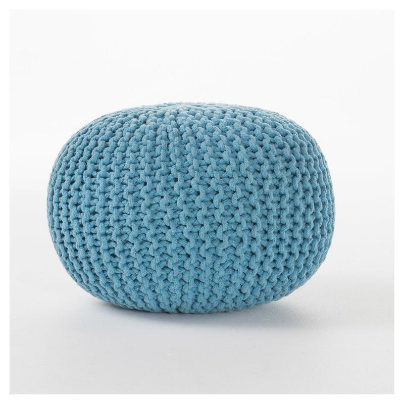 Moro Handcrafted Modern Cotton Pouf - Christopher Knight Home, 1 of 10