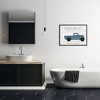 Stupell Industries Fresh Cotton Co. Vintage Blue Truck Toilet Paper Black Framed Giclee Art - 2 of 4