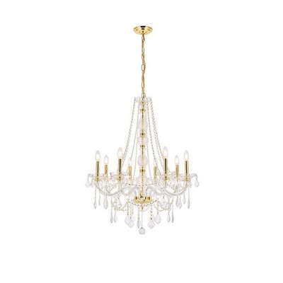 Elegant Lighting Verona 8 - Light Chandelier in  Gold