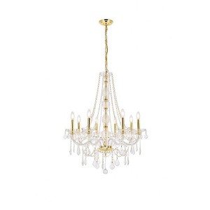 Elegant Lighting Verona 8 - Light Chandelier in  Gold - 1 of 3