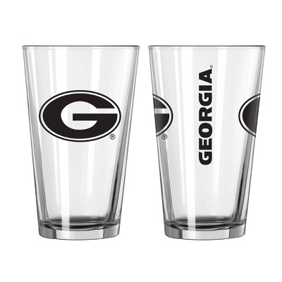 NCAA Georgia Bulldogs Gameday Pint Glass - 16oz