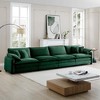 Oversized 150.38" Corduroy Modular 4-seater Sectional Sofa with Double-Layer Cushions, 4-Piece Free combination Sofa - 3 of 4