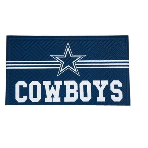 Evergreen Nfl Dallas Cowboys Embossed Mat Cross Hatch Indoor And ...