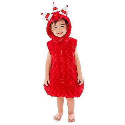 Oddbods Fuse Costume for Boys & Girls - One Piece, One Size Fits Most - Red Character Costume for Kids, Small (Ages 2-4)