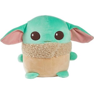Mattel Star Wars The Mandalorian Cuutopia Plush Figure, 10-inch Grogu Soft Rounded Pillow Doll, Collectible Toy Inspired by the Character - 1 of 4