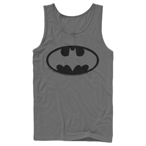 Men's Batman Dark Night Logo Tank Top - 1 of 3