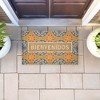 Stupell Industries Valencia Pattern Bienvenidos Printed Outdoor Door Mat, design by Tim Coffey, 18"x30" - 3 of 4