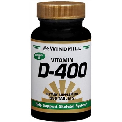 Windmill D-400 Tablets 250 Tablets