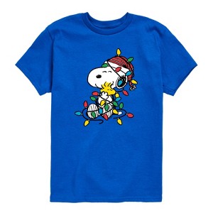 Boys' - Peanuts - Snoopy Woodstock Christmas Lights - 1 of 4