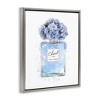 Stupell Industries Blue Flowers Perfume Bottle Floating Frame Canvas Art - 2 of 4