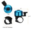 Unique Bargains Aluminum Loud Crisp Clear Sound Mini Scooter Bicycle Bell - 2 of 4