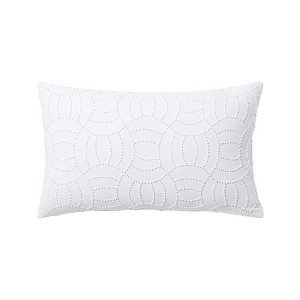 Linen Classique Pearls Reversible Decorative Pillow - 1 of 3