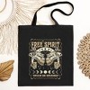 City Creek Prints Free Spirit Butterfly Canvas Tote Bag - 15x16 - Black - 2 of 2