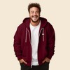 Dalix Cappuccino Embroidered Zip Hoodie Fleece Long Sleeve Pocket Warm Soft Mens - 4 of 4