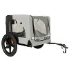 Kumasinova Collapsible Pet Bike Trailer,Pet Trailer with 16-Inch All-Terrain Wheels,Universal Hitch,Foldable Dog Carrier Cart for Bicycles - 2 of 4