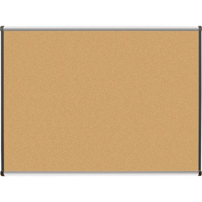 Lorell Natural Cork Board 4'x3' Satin Finish 60647