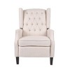 Mid-Century Modern Wingback Recliner Chair, Upholstered Lounge Chair for Living Room or Reading Corner – The Pop Home - 4 of 4