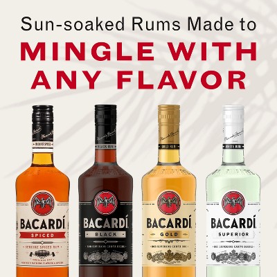 Bacardi Black Rum - 750ml Bottle