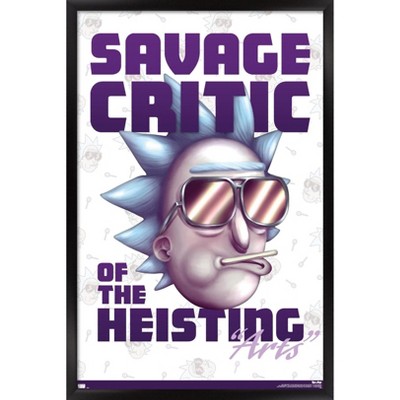 Trends International Rick And Morty - Savage Critic Framed Wall Poster Prints