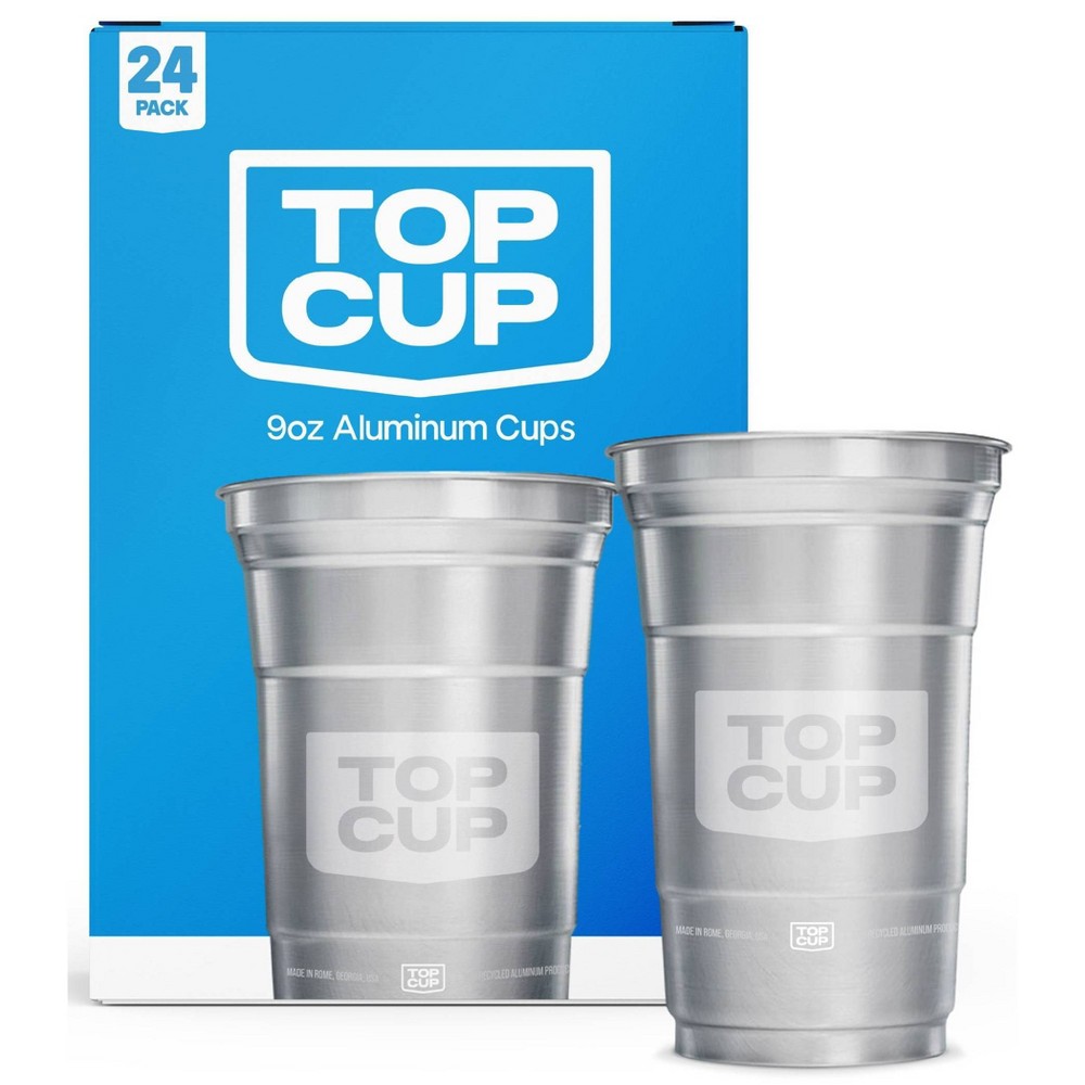 Top Cup Aluminum Cups - 9oz/24ct