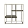 Roundhill Furniture Padena Metal Frame Wood Living Room End Table with Shelf - 4 of 4