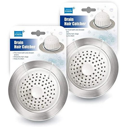 Grand Fusion Drain Hair Catcher - Silicone 2 Pack : Target