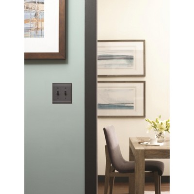 Black Bronze 2-Gang Decorative Wall Plate