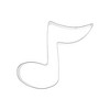 Unique Bargains Pastry Cutter Music Note Cookie Cutter Dishwasher Safe Stainless Steel Silver Tone 1Pcs - 4 of 4
