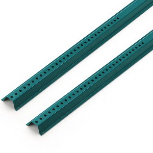 COZONY U-Channel Sign Post, Heavy Duty Steel Signage Post for Garden Farm Traffic, Green Steel Fence Post,7.8 FT,2 PCS - 1 of 4