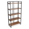 Cheung's Lauxel 5 Tier Metal Framed Wood Shelf - 3 of 4