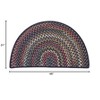Colonial Mills Wayland Slice Area Rug - Navy 31"x46" - 2 of 2