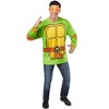 Rubies Men's Teenage Mutant Ninja Turtles Classic Michelangelo Costume Top and Mask - 2 of 4